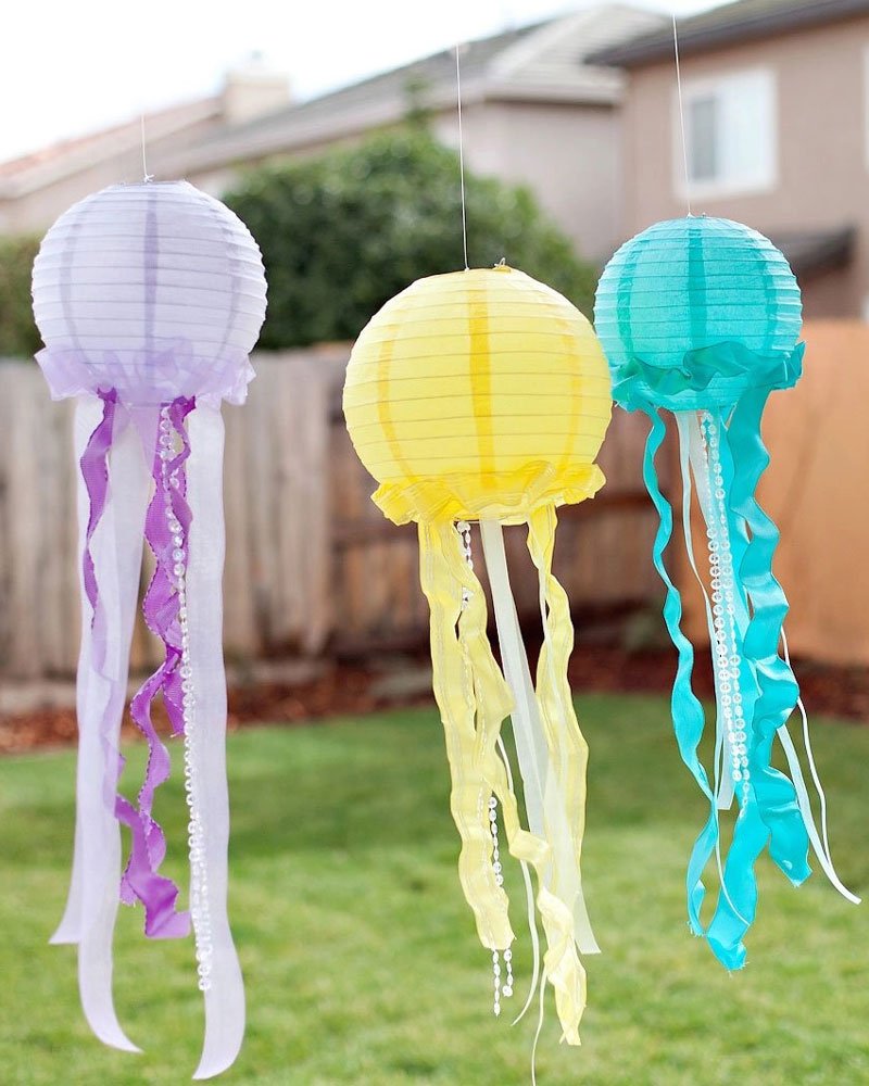 Jellyfish Decorations Jellyfish Decorations Shell Art Decor