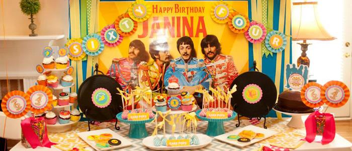 Kara S Party Ideas Beatles When I M 64 Birthday Party Kara S Party