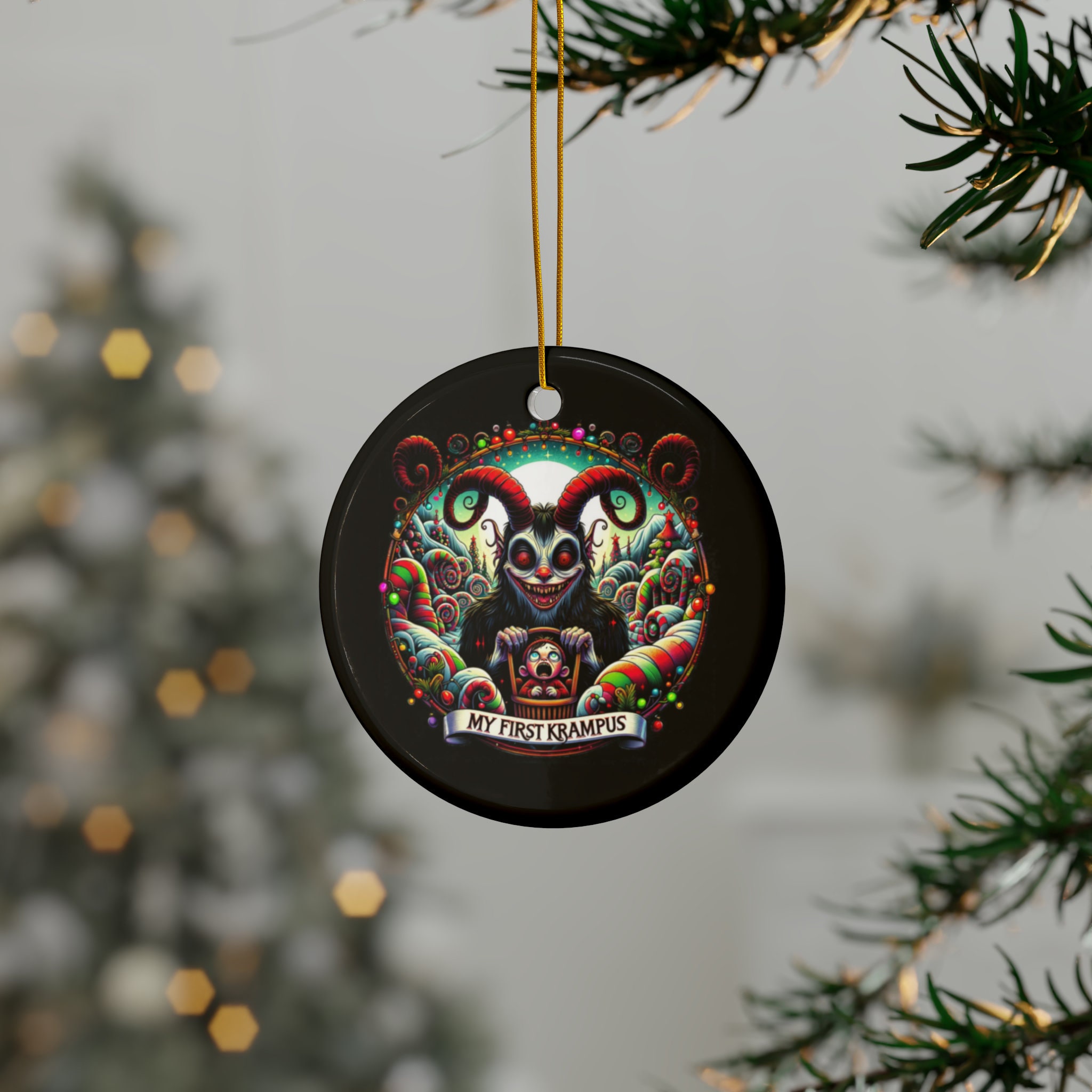 Krampus Ornaments My First Krampus Ornament Krampus Etsy Uk