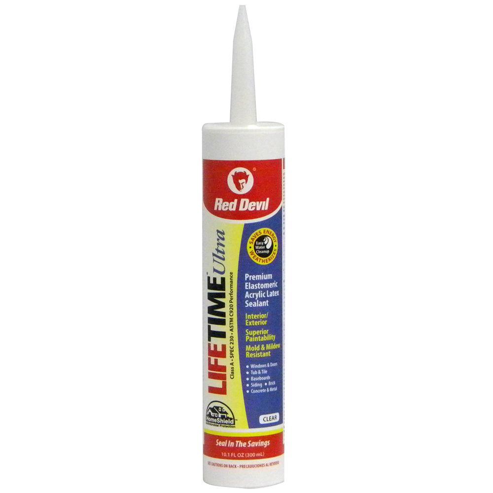 Lifetime 10 1 Oz Acrylic Latex Caulk 0777 The Home Depot