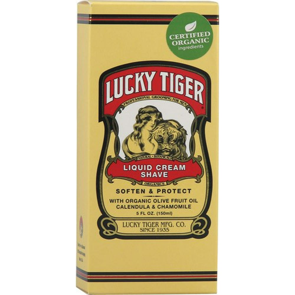 Lucky Tiger Liquid Cream Shave Pack Of 4 Walmart Com