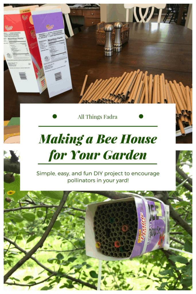 Making A Bee House To Help Your Garden All Things Fadra