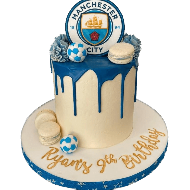 Man City Themed Cake City Cake 12Th Birthday Cake Themed Birthday Cakes