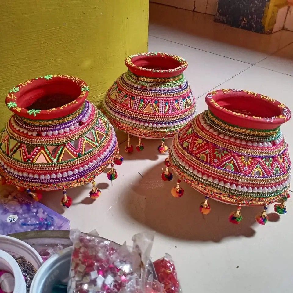 Matki Decoration Ideas At Home Janmashtami Decoration Ideas Janmashtami