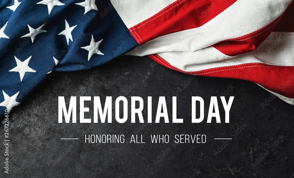 Memorial Day Honoring All Who Served Stock Photo Adobe Stock