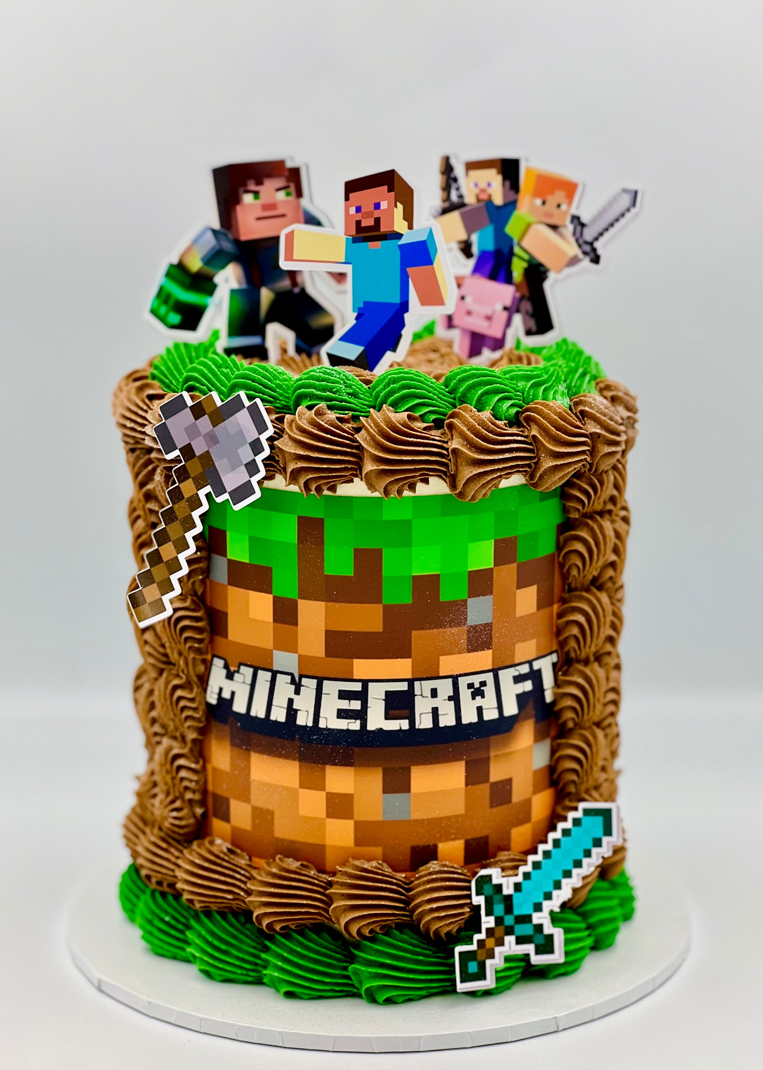 Minecraft Cake By Doroty Cake Supplies Minecraft Cake Daily