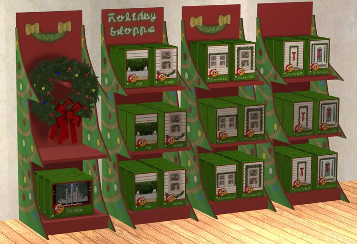 Mod The Sims Shop Displays For Mlc Christmas Decor Christmas Winter Theme Sims