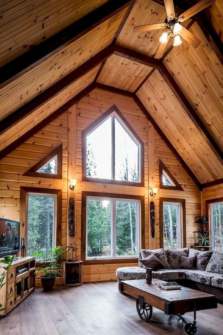 Modern Log Cabin Interior Ideas