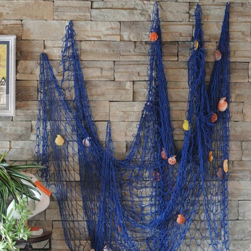 Net Cotton Thread Handmade Decorative Fish Nets Gifts Fishing Net