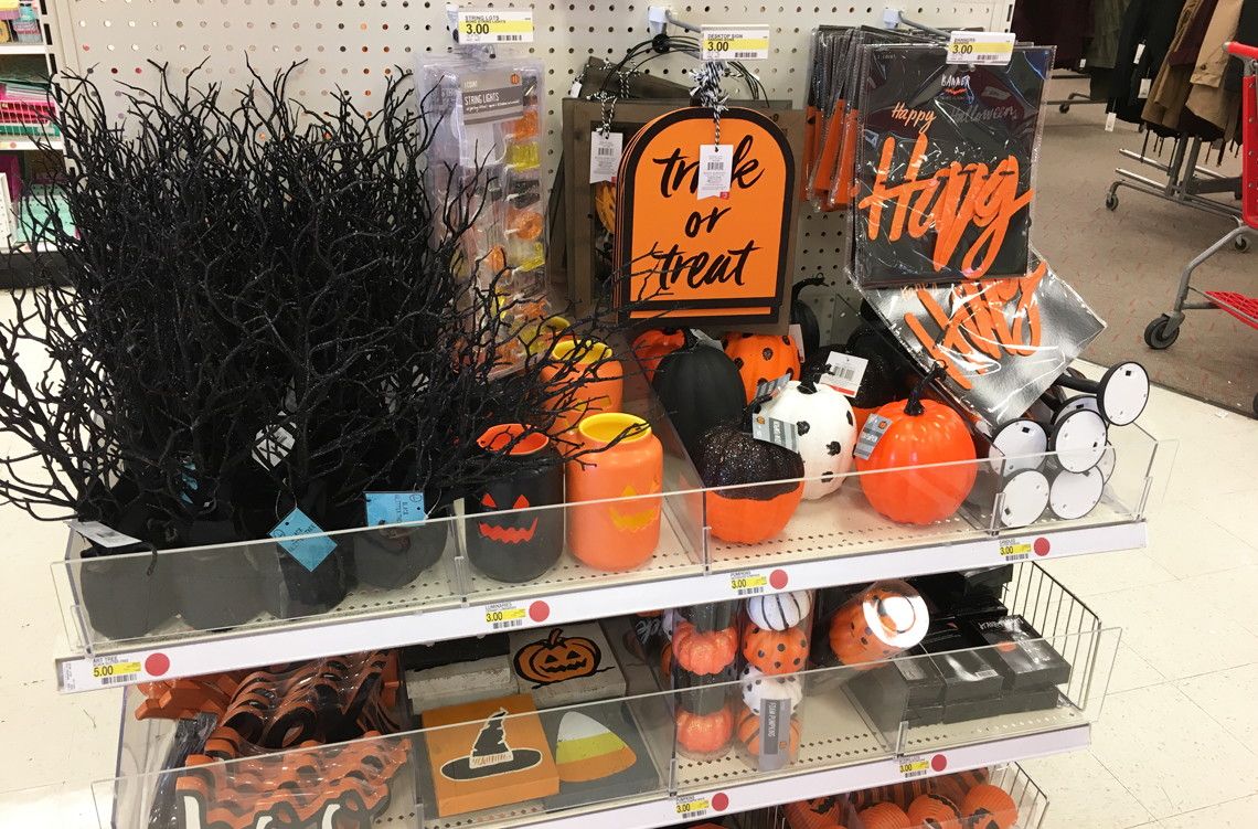 New At Target One Spot Fall Halloween D Cor Prices Starting At 1