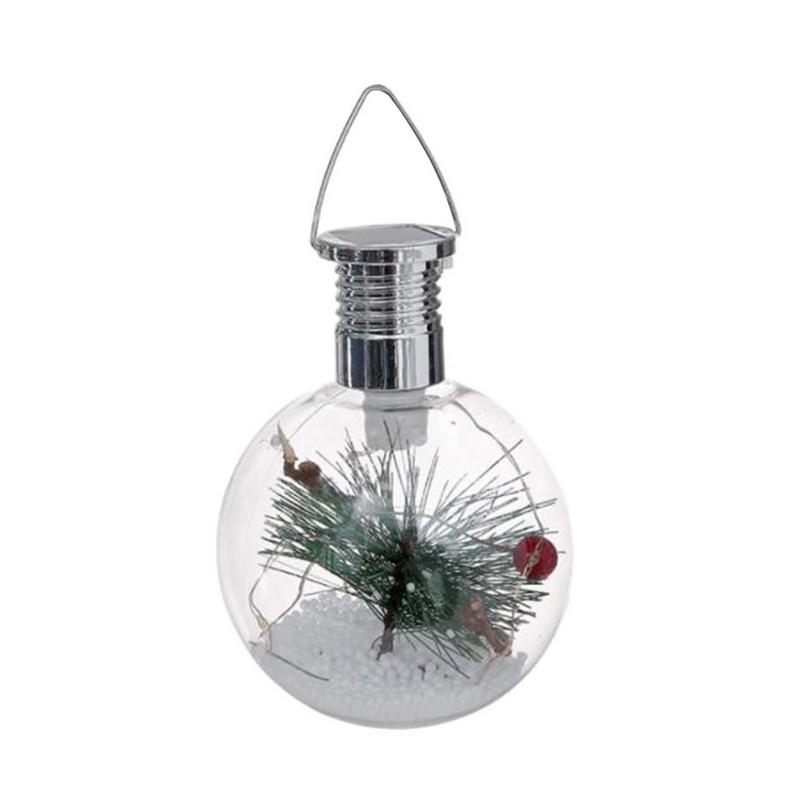 New Year 2023 Hollow Led Christmas Ball Christmas Decoration For Home