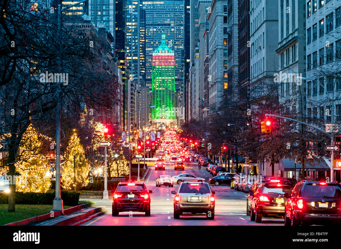 New York Christmas New York Streets Park Avenue New York City Christmas