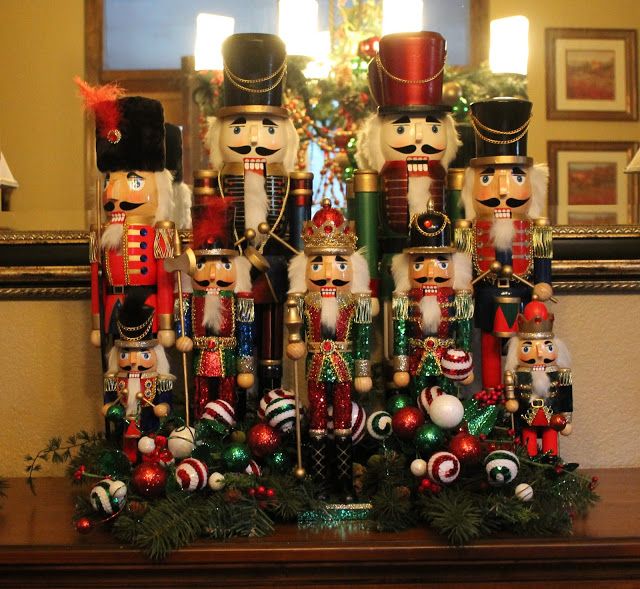 Nutcracker Mantel Nutcracker Christmas Holiday Decor Christmas