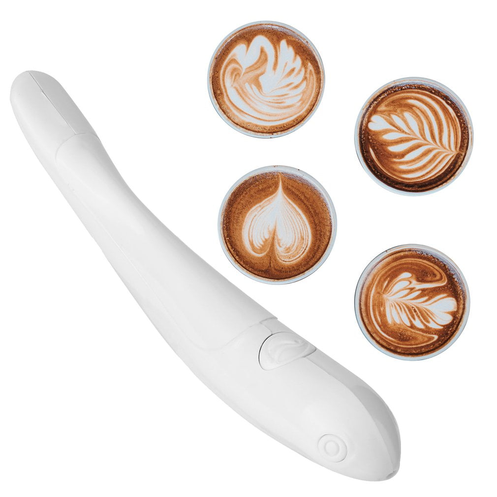 Ocday Electrical Latte Art Pen Coffee Spice Pen Cake Decoration Pen