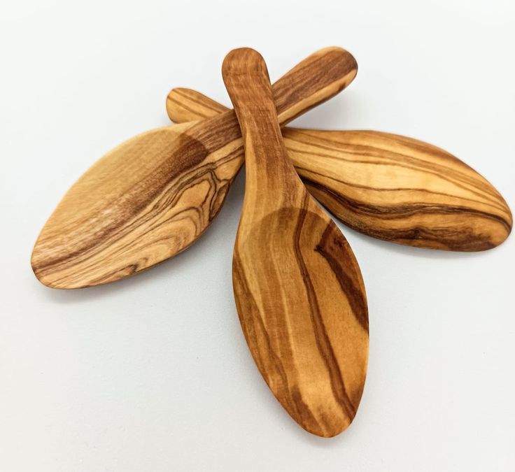 Olive Wood Small Wooden Spoons Handcrafted Utensils With Rich Grain