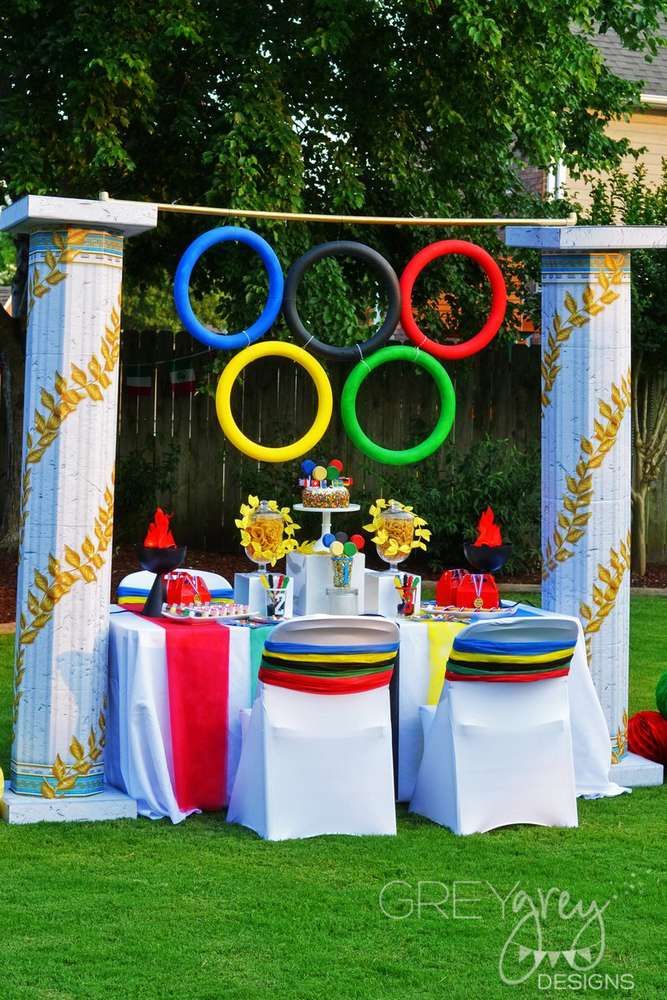 Olympics Summer Party Ideas Photo 29 Of 51 Olympic Theme Party