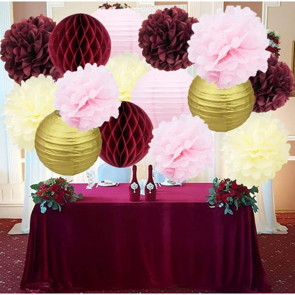 Party Decorations Burgundy The Party Place