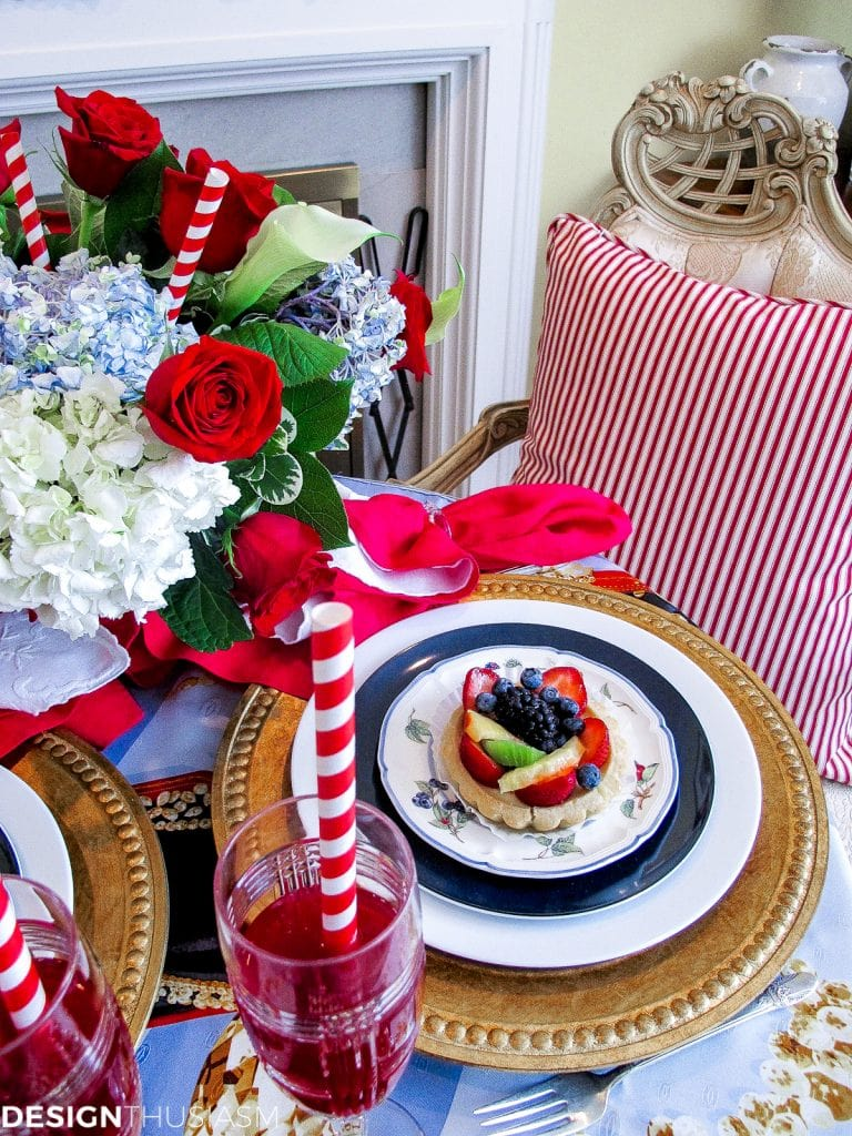 Patriotic Decorations Elegant Fourth Of July Table Decor Ideas