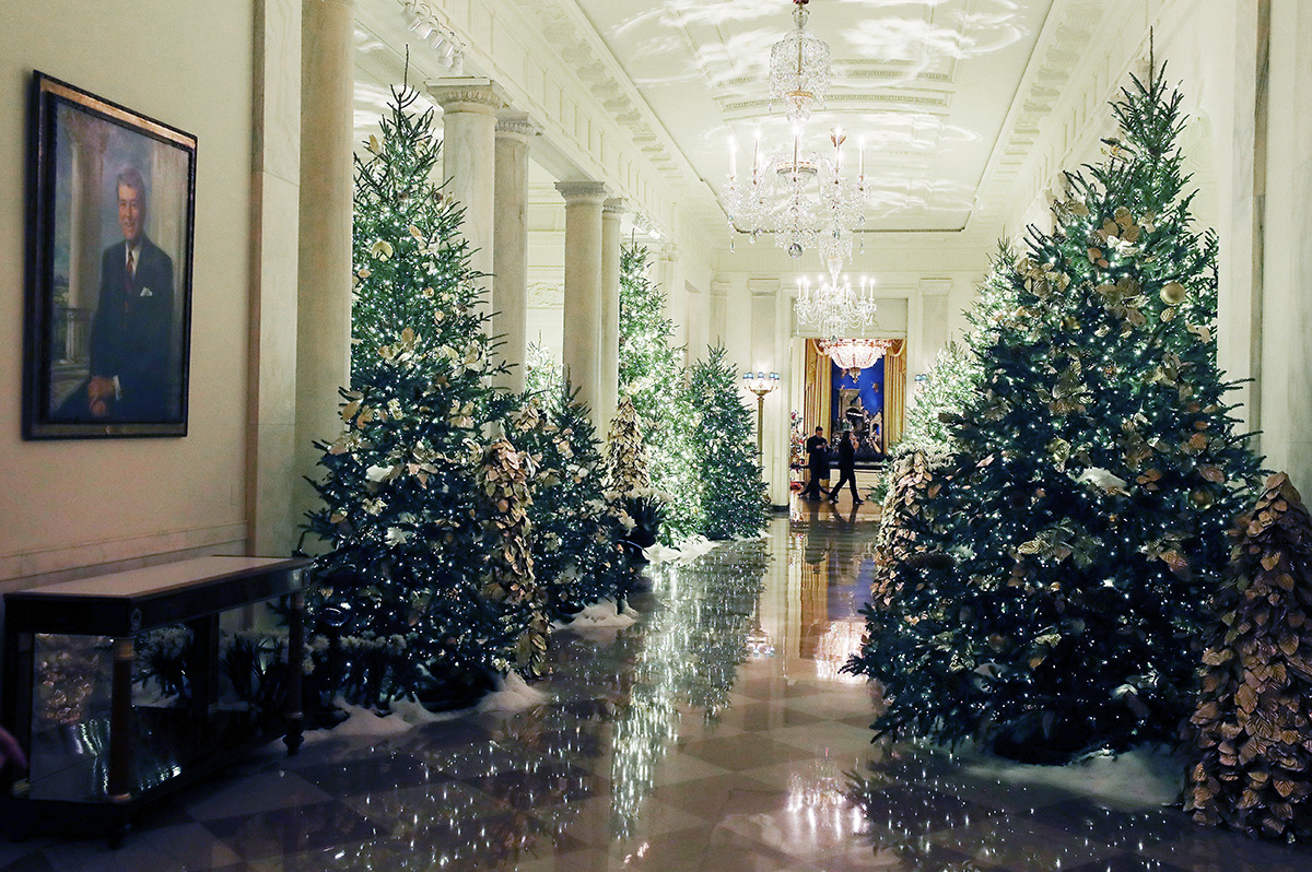 Photos White House Christmas Decorations Unveiled National News