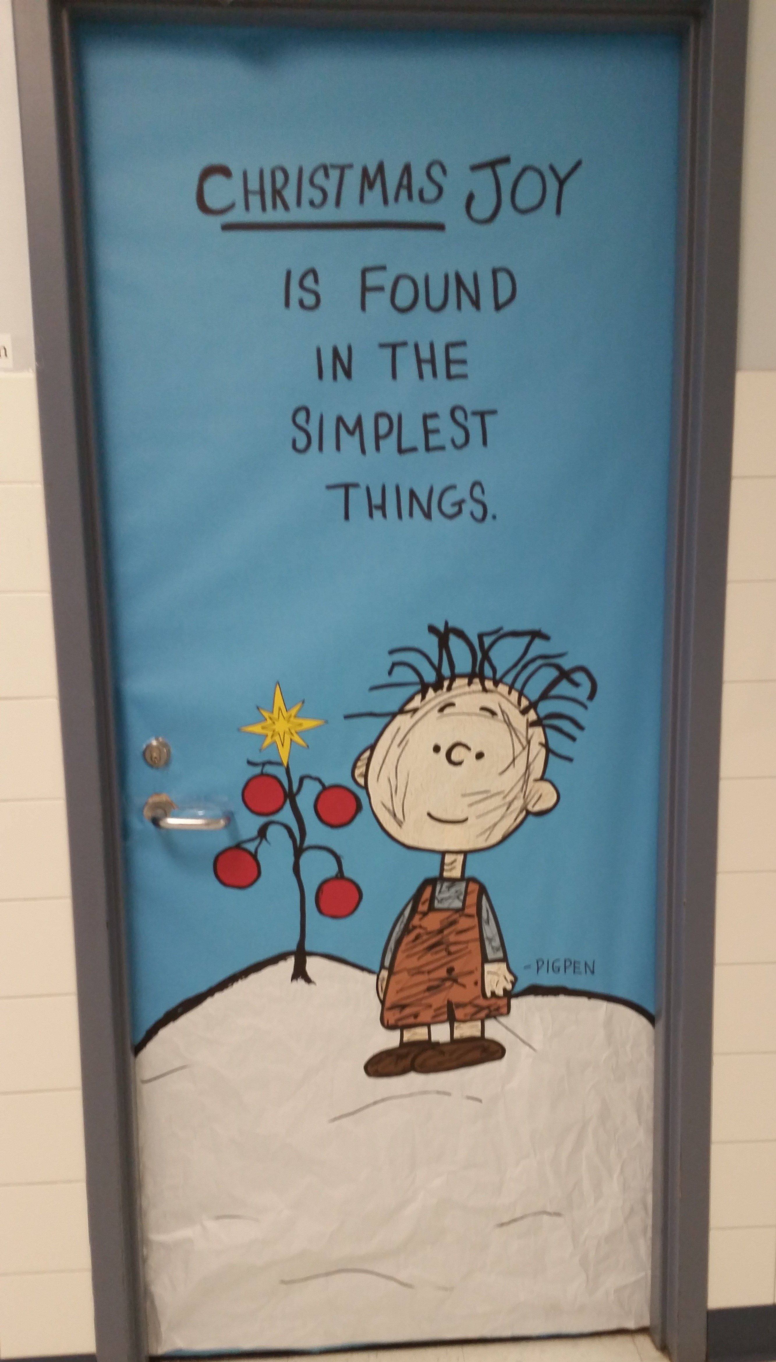 Pigpen Charlie Brown Christmas Hall Teacher Workroom Christmas