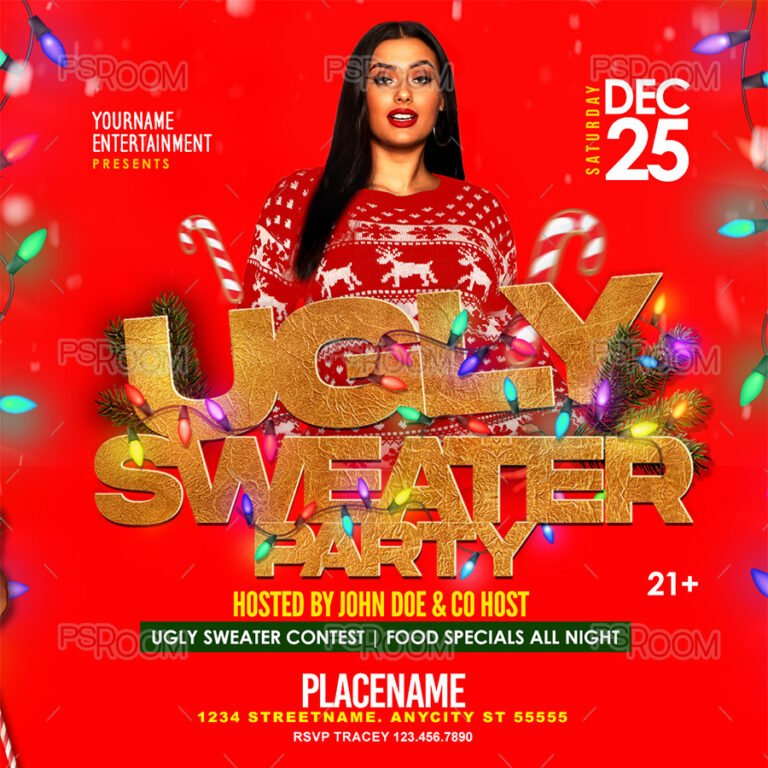 Pin On Ugly Christmas Sweater Party