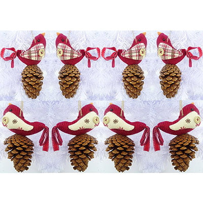 Plaid Bird Tree Decorations Bird Spot