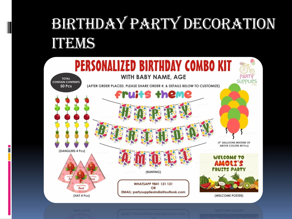 Ppt Birthday Party Decoration Products Powerpoint Presentation Free Download Id 12731837