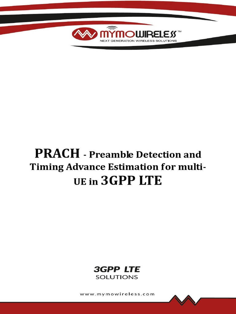 Prach Preamble Reception Timing Download Scientific Diagram