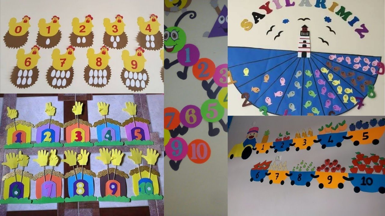 Pre Classroom Decoration Ideas For Math Class Number Learning Activities Recognition You