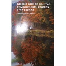 Pre Owned Classic Edition Sources Environmental Studies Paperback