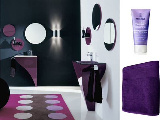 Purple Decor Bathroom Lauraleemack