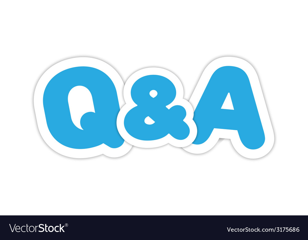 Questions And Answers Design Royalty Free Vector Image