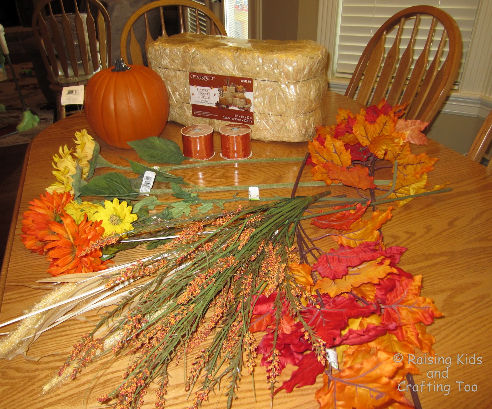 Raising Kids And Crafting Too Decorative Fall Hay Bale