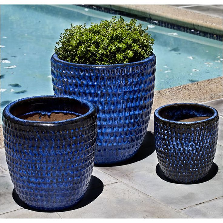 Royal Blue Plant Pots