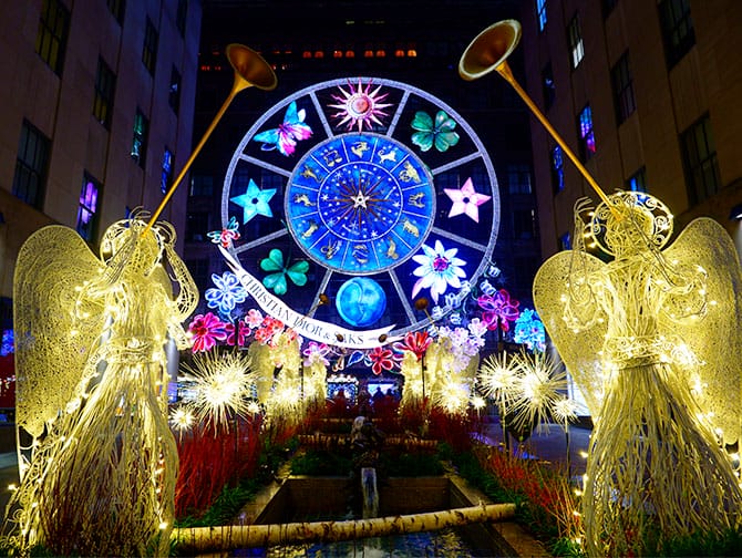 Saks Fifth Avenue Holiday Light Show In New York 2024