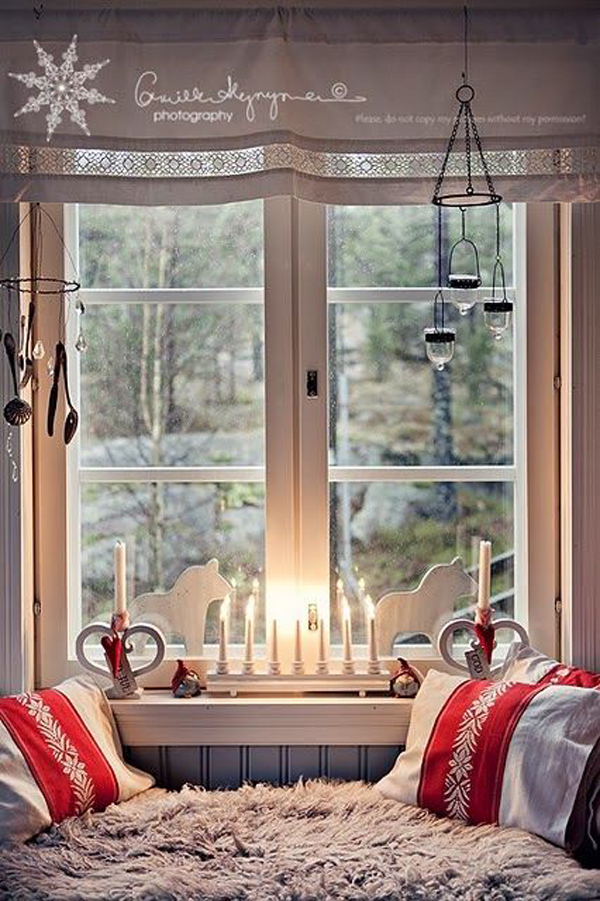 Scandinavian Christmas Windows Ornament Homemydesign