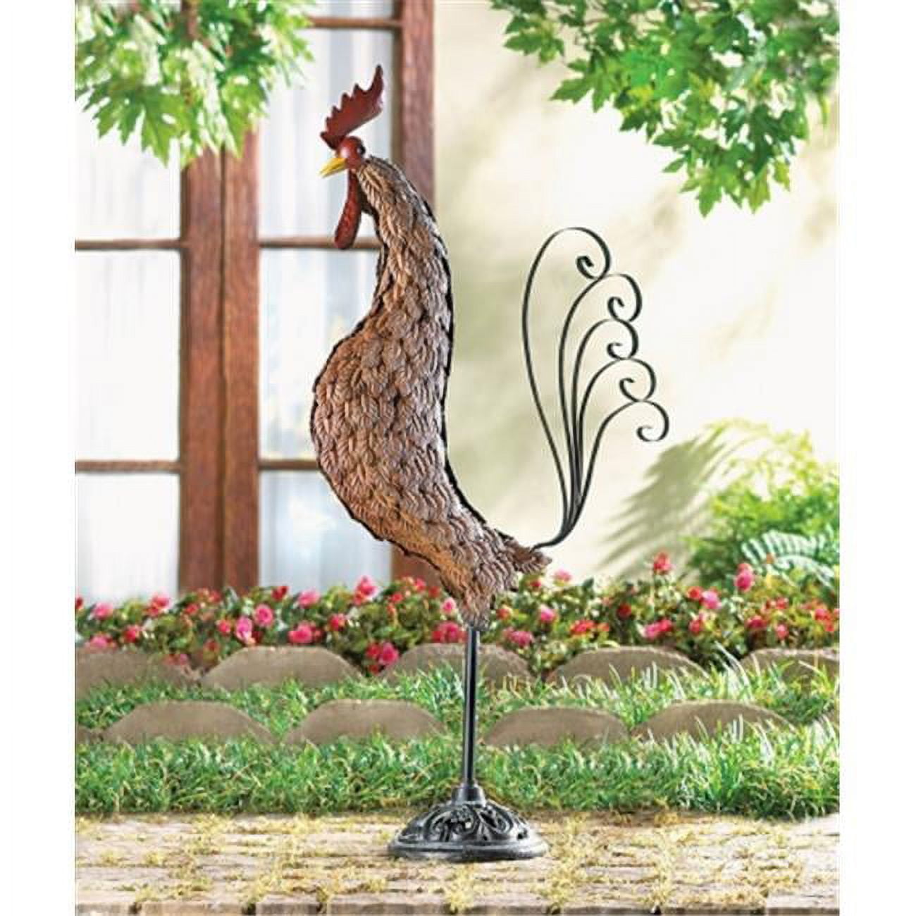 Sculpted Rooster Outdoor Decor Walmart Com Walmart Com