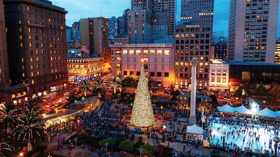 Sf Union Square Holiday Decor Holiday Christmas Tree