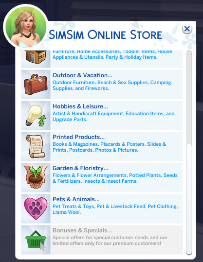 Simsim Online Store The Sims 4 Mods Curseforge