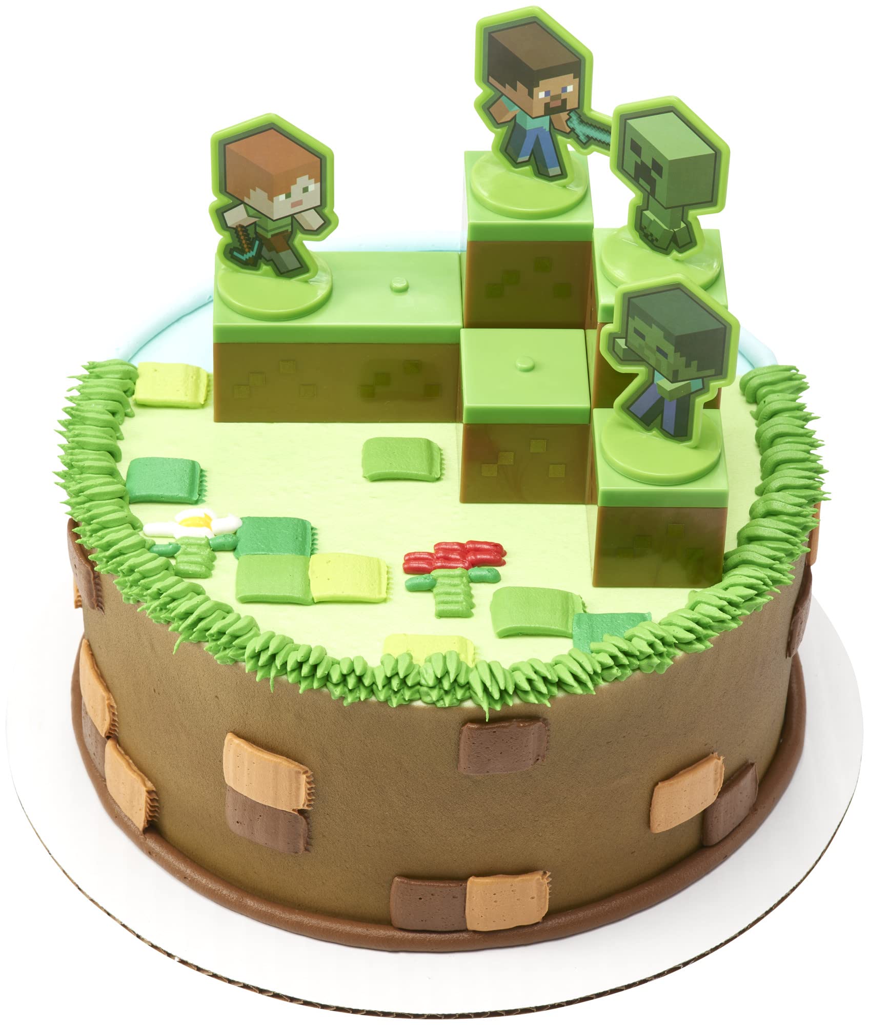 Snapklik Com Decoset Mobs Beware Minecraft Cake Topper 6 Piece