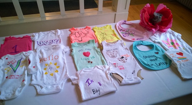 So Suzette Home Baby Shower Onesie Art Station