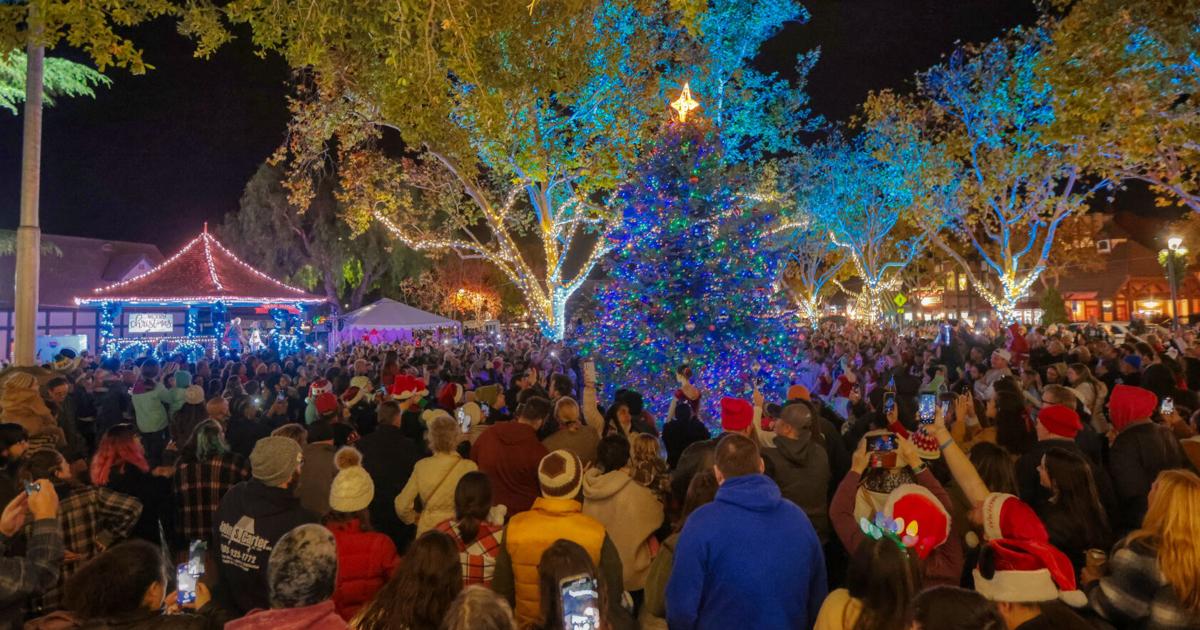 Solvang Julefest Tree Lighting Ceremony Sets Tone For Weeks Of Holiday