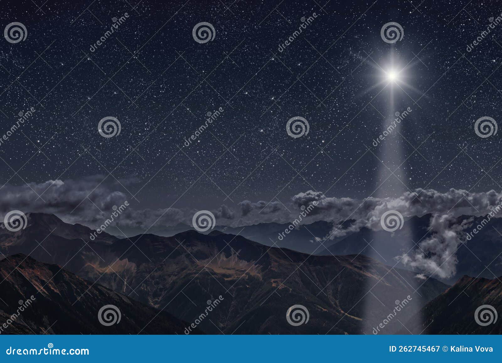 Star Shines Over The Manger Of Christmas Of Jesus Christ Panorama Stock Image Image Of