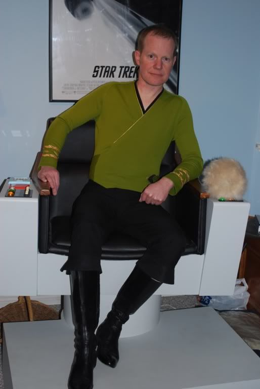 Star Trek The Original Series Captain Kirk Green Wrap Season One