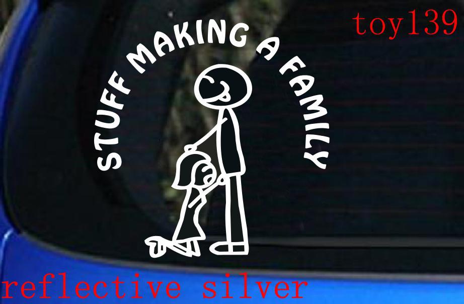 Stuff Making A Family Funny Car Window Vinyl Sticker Decal