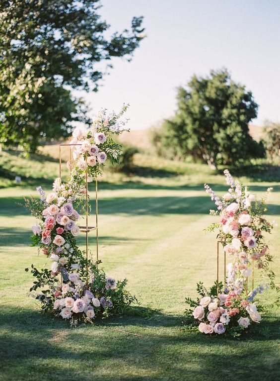 Sturdy Rectangular Backdrop Stand For Wedding Flower Arch Decorations