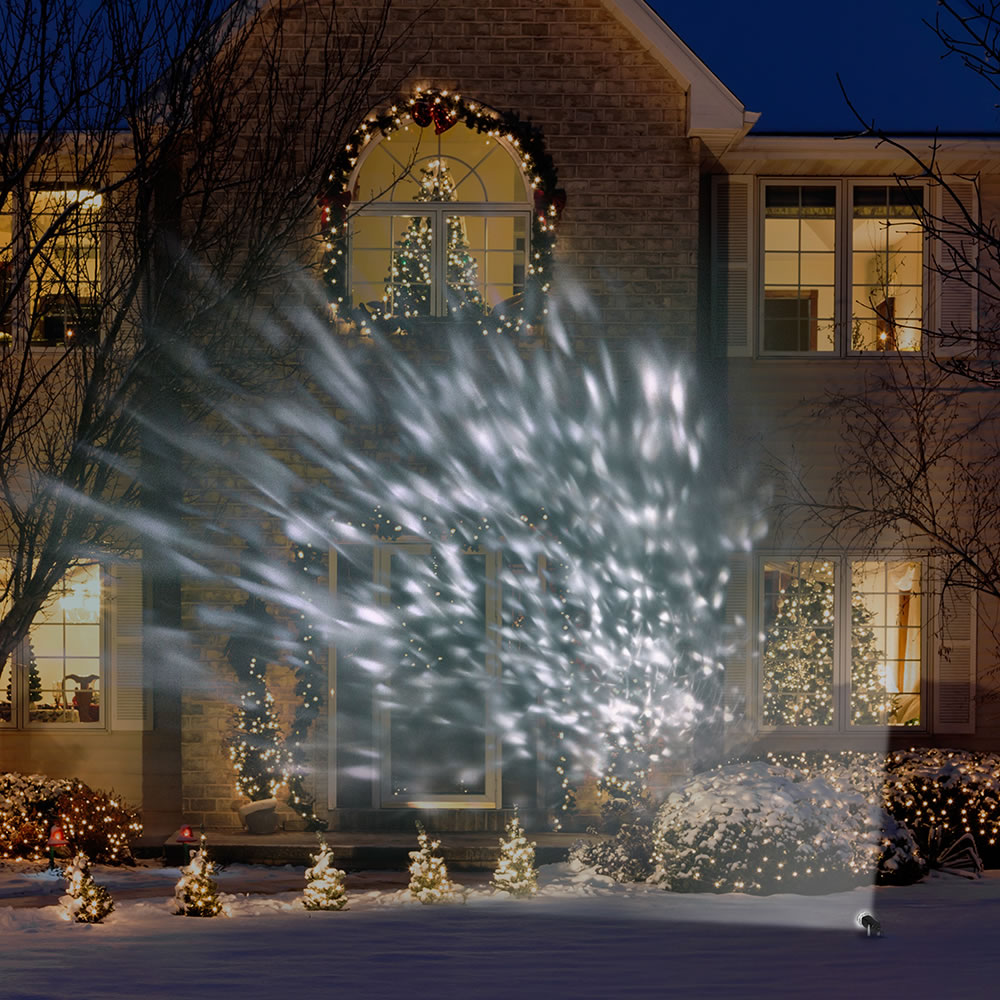 The Kaleidoscopic Outdoor Spotlights White Christmas Lights Outdoor