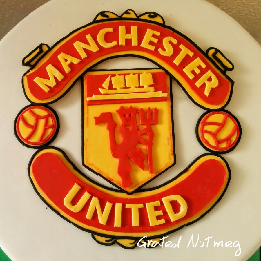 The Making Of A Manchester United Cake Grated Nutmeg