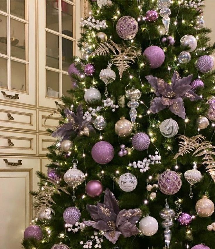 The Royal Treatment Purple Decorations For Christmas Tree To Bring A Luxe Feel