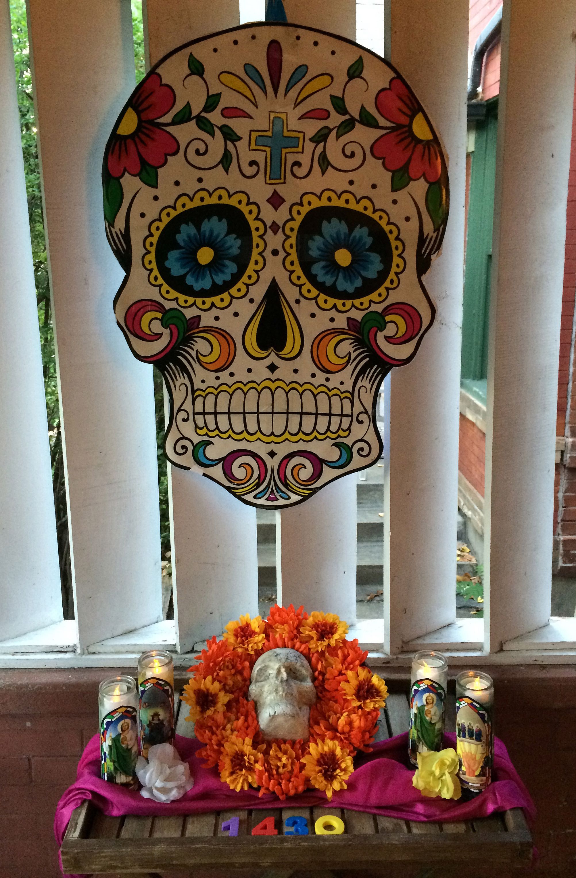 The Skull Altar Part Of My Dia De Los Muertos Decor This Year